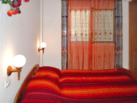 Das Doppelbett hat deutsche Mae