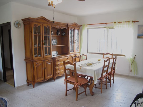 Essecke im Wohnzimmer