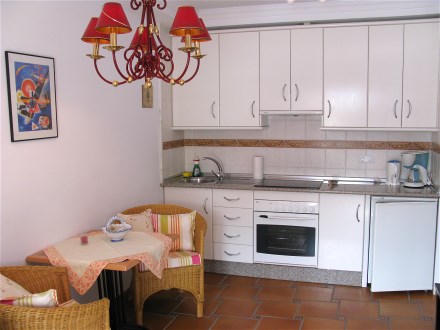 Die Kche ist funktionell ausgestattet