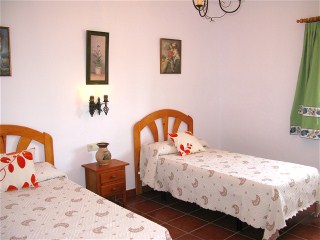 Schlafzimmer mit 2 Einzelbetten