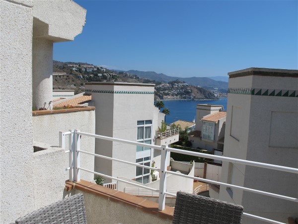 Blick von der Frühstücksterrasee