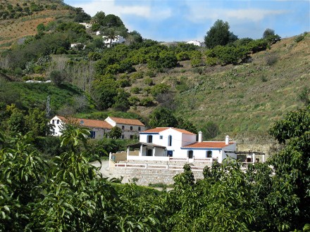 Die finca La marfra liegt lndlich und ruhig im Hinterland von Almunecar