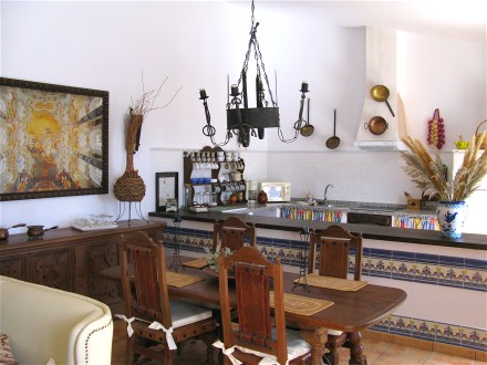 Die Essecke mit offener Kche