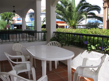 Das Appartement hat zwei Terrassen