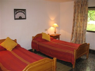 Das zweite Schlafzimmerhat 2 Einzelbetten die auch zusammen gestellt werden knnen