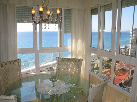 Blick vom Appartement auf Torrox Costa