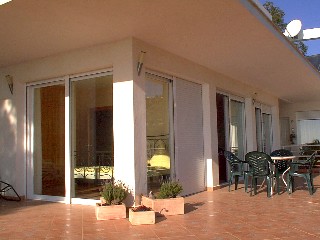 die Terassen haben einen schnen weiten Meerblick